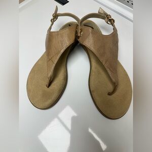 Tan Sandals by Anne Klein size 6